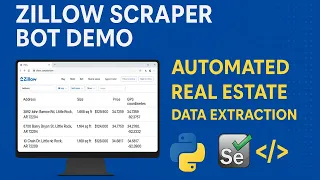 Zillow Scraper Bot Demo Automated Real Estate Data Extraction using Python Selenium