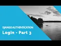 Login - Django Authentication Tutorial