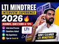 LTI Mindtree Interview Experience 2026 Rounds Questions Tips to Crack It