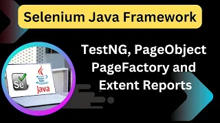 Selenium Java Framework Step by Step Page Object Model PageFactory TestNG Live Project