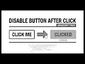 Button Disable on Click in React JS Easy Logic Explained