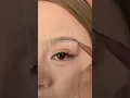 Beginner eyebrow tutorial line eyebrow makeup sharing