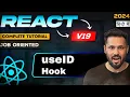 React JS 19 Tutorial in Hindi - useId Hook in Reactjs