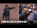 Giants fan launches foul ball back onto the field gets ejected from the game ESPN MLB