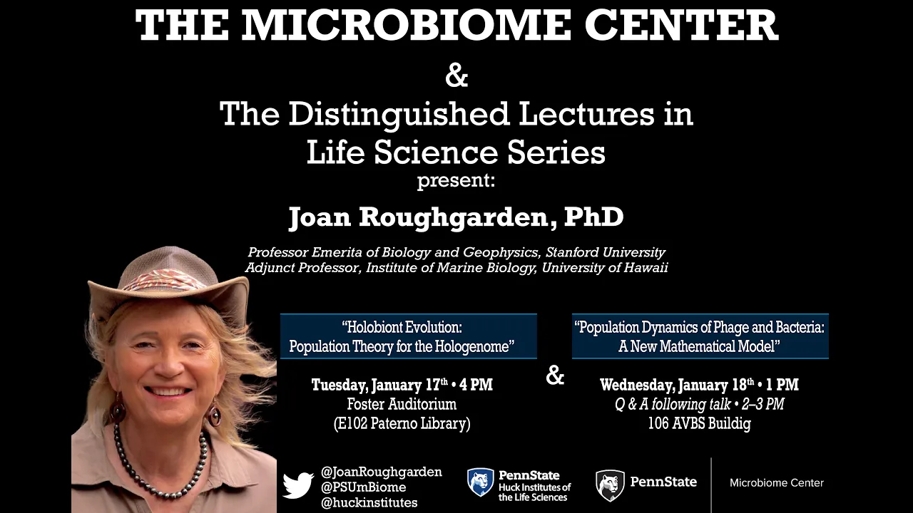 Population Dynamics of Phage & Bacteria | Joan Roughgarden, PhD, Stanford Univ. & Univ. of Hawaii