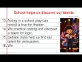 School helps us discover our talents Essential Lessons Every Kid Should Know