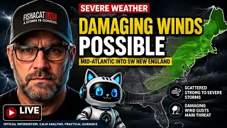 LIVE NOW Severe Storms Mid-Atlantic New Eng Info Calm Analysis Practical Guidance