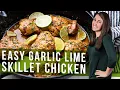 How to Make Easy Garlic Lime Skillet Chicken The Stay At Home Chef