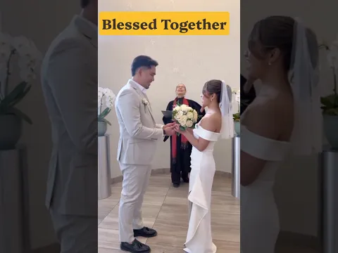 After the Blessing, They Shared This Beautiful Kiss