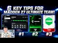 6 KEY TIPS YOU NEED FOR MADDEN 27 ULTIMATE TEAM