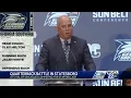Helton gives update on quarterback battle in Statesboro