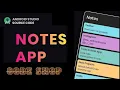 Dynamic Notes App Android development Source Code Android Studio