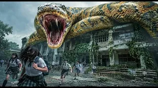 變異巨蛇闖入學校，保安被巨蛇一路追殺！【巨蛇闯女校 Rising Boas in a Girl's School】