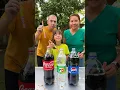 Lagu Coca-Cola, 7up, Pepsi VS Mentos #shorts GamGam Family