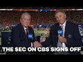 The SEC on CBS Signs Off