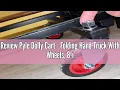 Review Pyle Dolly Cart - Folding Hand Truck With Wheels 8-in-1 Convertible Equipment Trolley 200 l