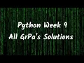 Python Week 9 All GrPA s Solutions IITM BS Data Science Graded Programming Assignment Solution