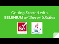 Selenium Environment Setup with Java on Windows