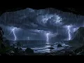Thunderstorm Sounds for Sleeping - Distant lightning, no music, 8 hours