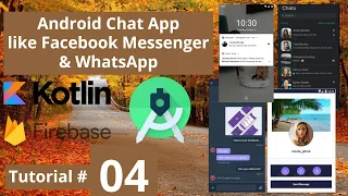 Android Chat App with Firebase - Android Studio Kotlin Tutorial for Beginners 2020