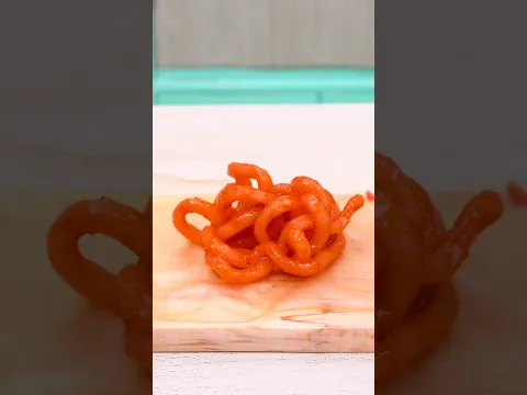 Yummy Mini Spicy Noodles🍜  Satisfying ASMR  Mini Food #shorts #asmr #miniature #minifood