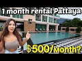 Touring a 500 Pattaya Condo for 1 month Rent Thailand House Review