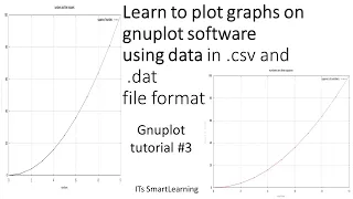 gnuplot plot data from dat and csv file gnuplot basics gnuplot tutorial 3