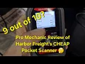 Pro Mechanic Look at Harbor Freight Code Scanner MR5