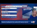 Weather into the Weekend Heat and severe storm risk plus a tropical update
