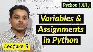 Dynamic Typing Multiple Assignment Lecture 5 Python