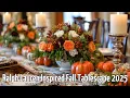 Ralph Lauren Inspired Fall Tablescape 2025 Elegant Autumn Dining Decor Ideas