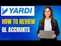 Yardi Voyager GL Account Codes Tutorial