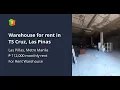 Warehouse for rent in TS Cruz Las Pinas