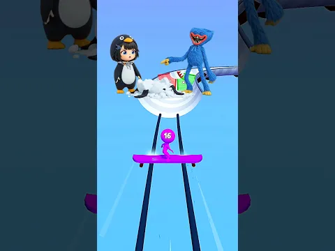 ⛄ OMG! Huggy Wuggy😜 smashed the snowman! 😂 #animatedstory #sonic #funny