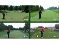 The evolution of Tiger Woods swing