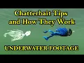 Chatterbait Fishing Lure Tips and How They Work Underwater Underwater Bass Fishing Lures