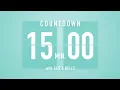 15 Minute Countdown Timer Flip Clock with Jazz Bells