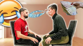 incearca sa nu razi cu apa in gura 99 imposibil 