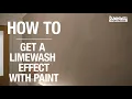 How To Get A Limewash Effect With Paint - Bunnings Warehouse