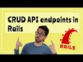 How to create a blog in Ruby on Rails API part 2 - creating updating and deleting