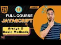 JavaScript Tutorial in Hindi JavaScript Array Basics 2025