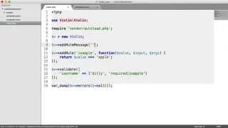 Easy PHP Validation with Violin Custom Rules