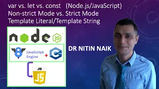 7 VAR vs LET vs CONST Non-strict Mode vs Strict Mode Template String