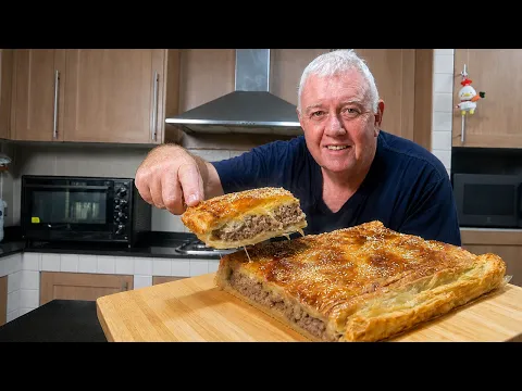 Giant Cheesy Sausage Roll Slice