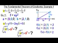 Physics Ch 67 1 Advanced E M Review Vectors 62 of 113 The Fundamental Theorem of Gradients Ex 1