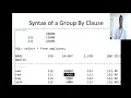 Database Management Systems Group by Having Order by Clause