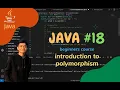 Java Programming Introduction To Polymorphism
