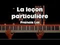 Download Lagu Francis Lai - La Leçon Particulière - Piano Cover - Sheet Music \u0026 MIDI
