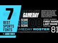 7 Best Sports Fonts from Adobe Fonts