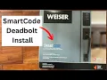 DIYwithClutchy Costco Wieser SmartCode Touchpad Deadbolt and Handleset Combo Installation